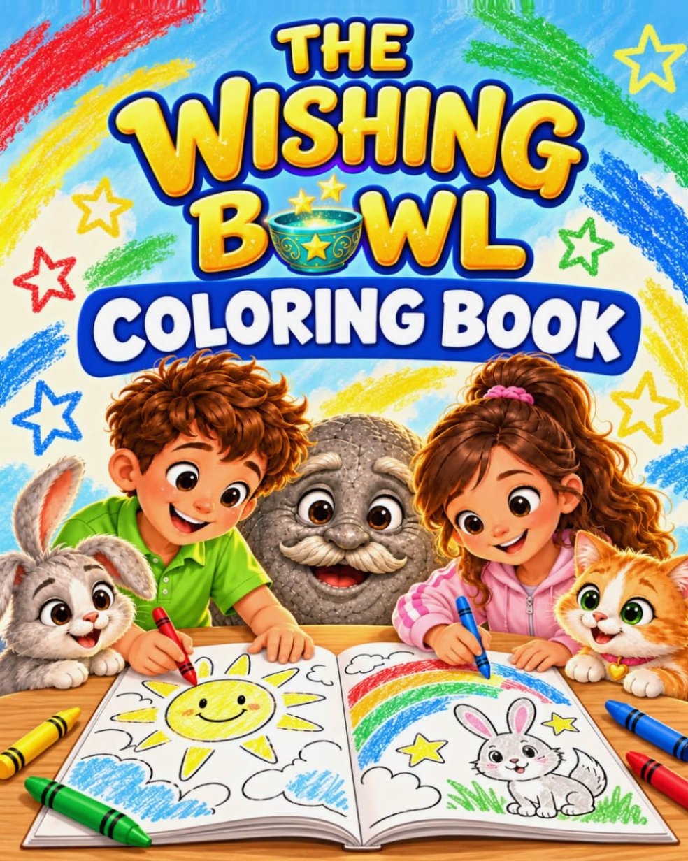 The Wishing Bowl Coloring Book cover